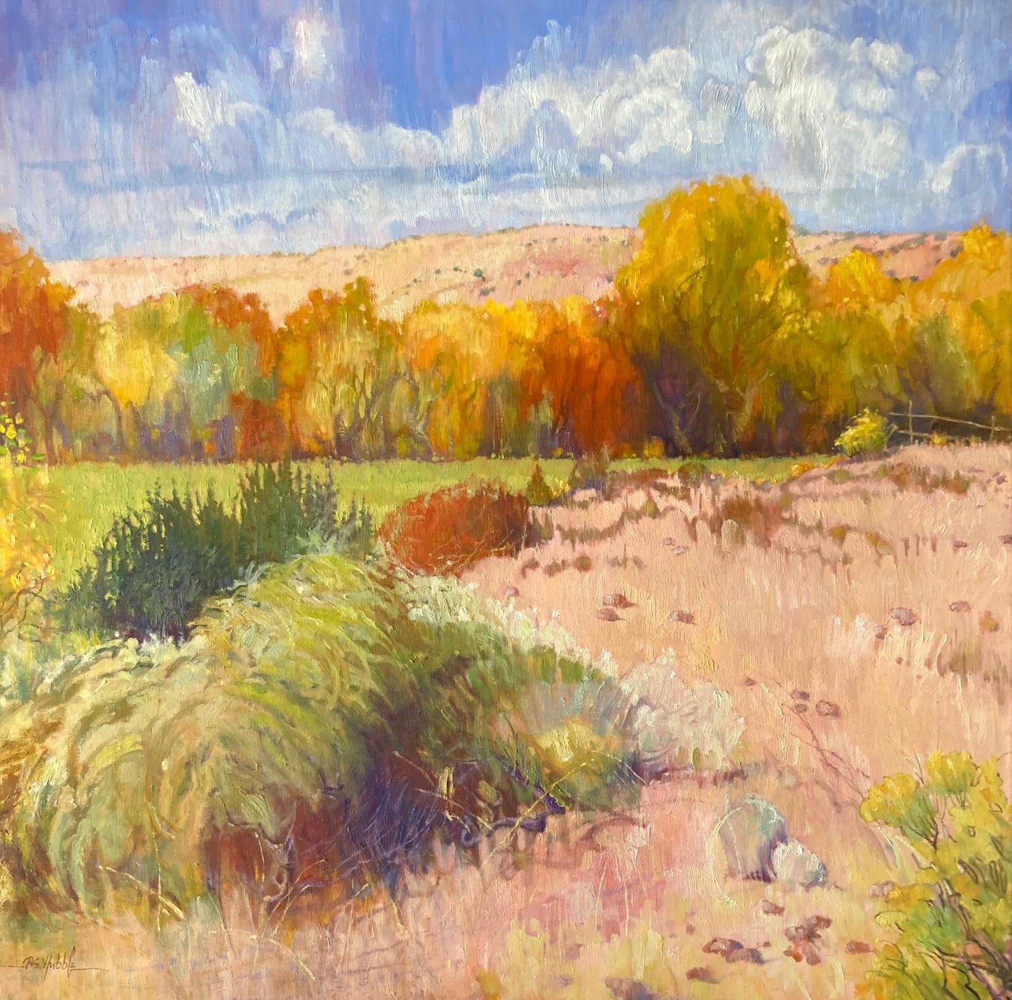 Autumn Alfalfa | 36" x 36"